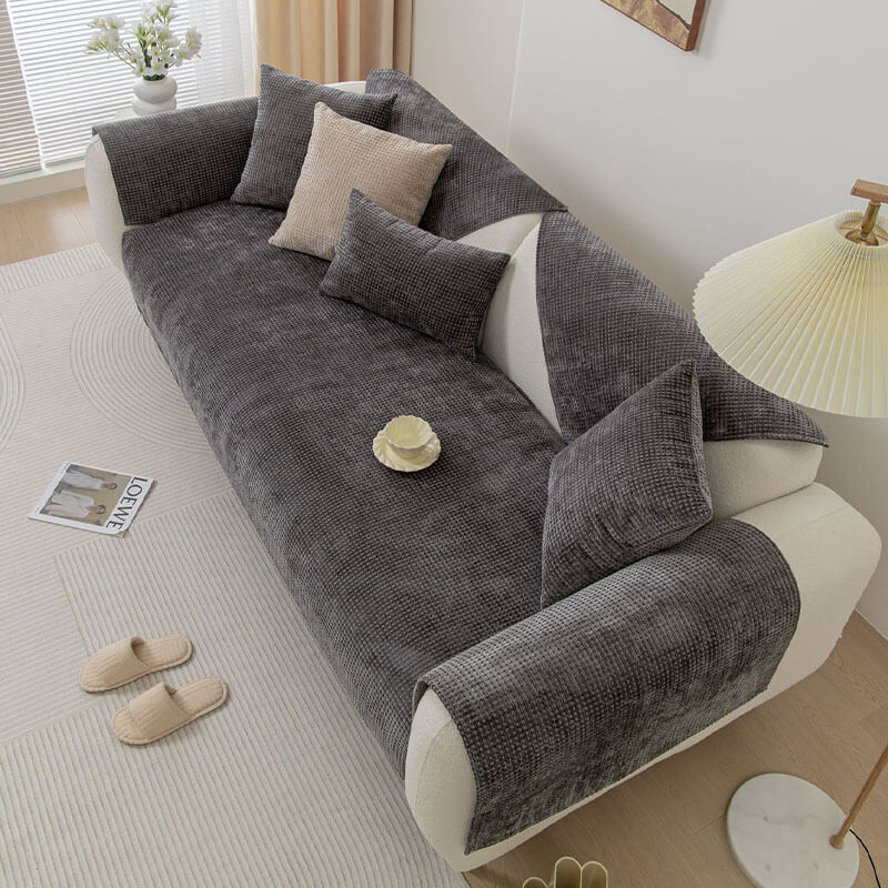Sofa Cover Chenille Waffle Non-Slip Pet Protection