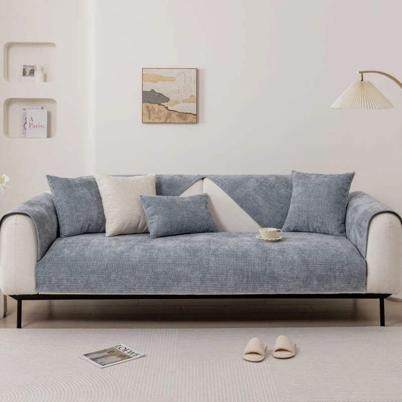 Sofa Cover Chenille Waffle Non-Slip Pet Protection