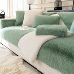 Sofa Cover Faux Fur Non-Slip Machine Washable