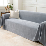 Sofa Cover Herringbone Water-Repellent Machine-Washable Pet-Resistant Protection