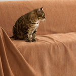 Sofa Cover Herringbone Water-Repellent Machine-Washable Pet-Resistant Protection