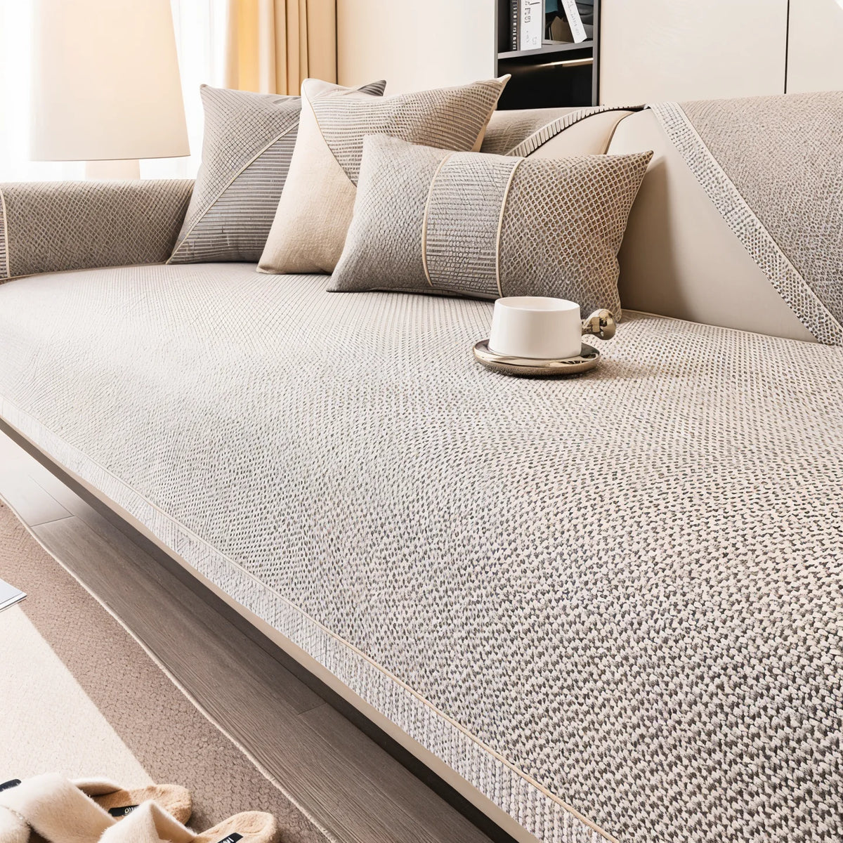 Sofa Cover Non-Slip Machine-Washable Fits Most Sofas