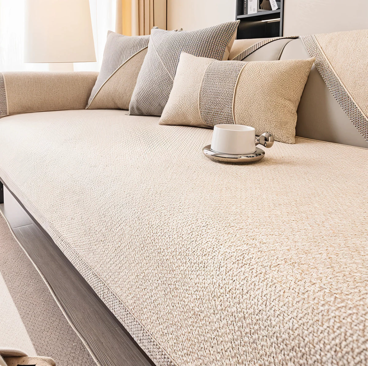 Sofa Cover Non-Slip Machine-Washable Fits Most Sofas