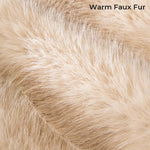 Sofa Cover Plush Faux Fur Non-Slip Machine Washable