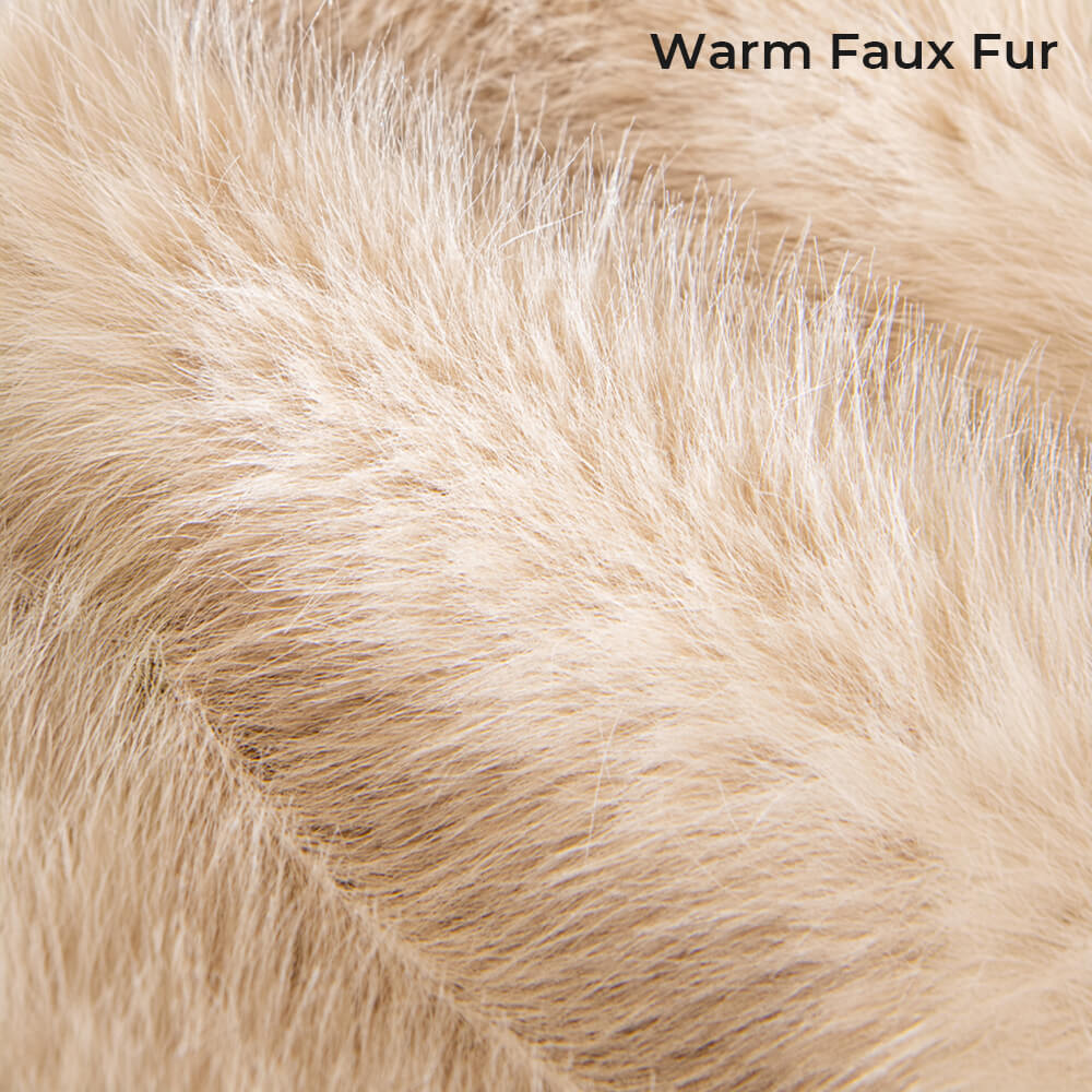 Sofa Cover Plush Faux Fur Non-Slip Machine Washable