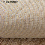 Sofa Cover Plush Faux Fur Non-Slip Machine Washable
