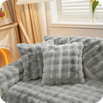 Sofa Cover Plush Non-Slip Scratch-Resistant Pet Protection