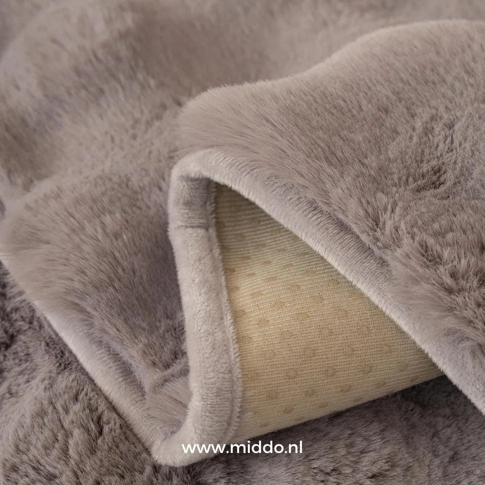 Sofa Cover Plush Non-Slip Scratch-Resistant Pet Protection