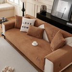Sofa Cover Plush Padded Non-Slip Machine Washable