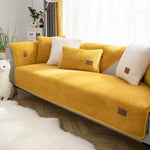 Sofa Cover Plush Padded Non-Slip Machine Washable