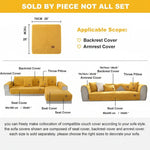 Sofa Cover Plush Padded Non-Slip Machine Washable