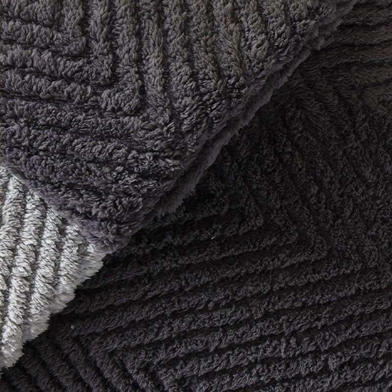 Sofa Cover Plush Velour Herringbone Non-Slip Backing