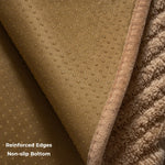 Sofa Cover Plush Velour Herringbone Non-Slip Backing