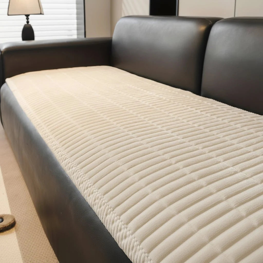 Sofa Cover Quilted Microfiber Spill & Stain Protection
