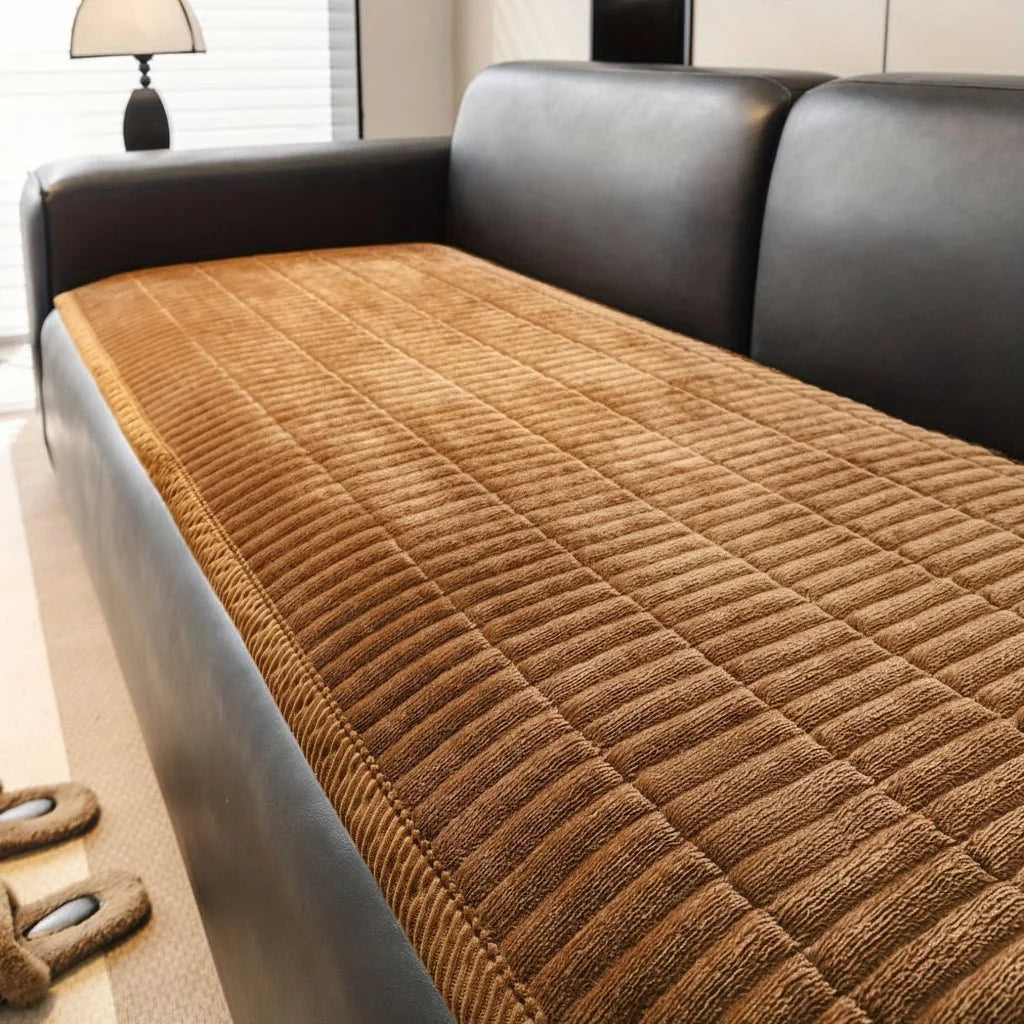 Sofa Cover Quilted Microfiber Spill & Stain Protection