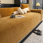 Sofa Cover Stretch-Fit Herringbone Machine Washable