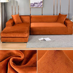 Sofa Cover Stretch Velvet Machine Washable Stain Protection
