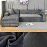 Sofa Cover Stretch Velvet Machine Washable Stain Protection