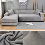Sofa Cover Stretch Velvet Machine Washable Stain Protection