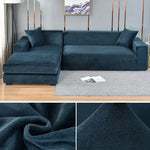 Sofa Cover Stretch Velvet Non-Slip Machine Washable