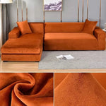 Sofa Cover Stretch Velvet Non-Slip Machine Washable