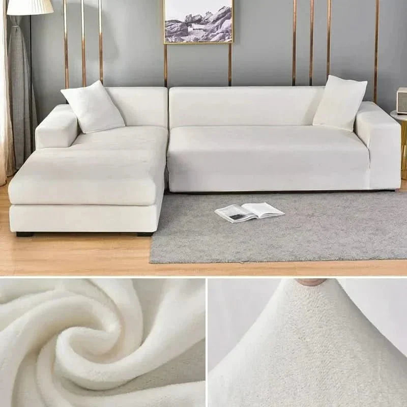 Sofa Cover Stretch Velvet Non-Slip Machine Washable