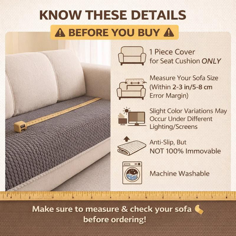 Sofa Cover Thick Fabric Non-Slip Machine Washable