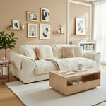 Sofa Cover Velvet Wave Stripe Non-Slip Washable