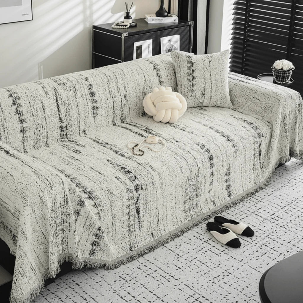 Sofa Protector Chenille Machine Washable Stain & Pet Hair Protection