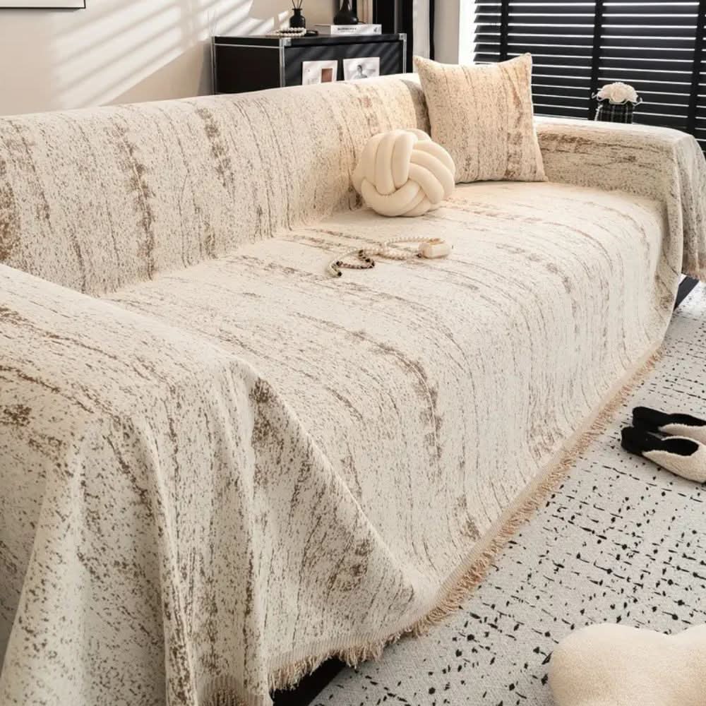 Sofa Protector Chenille Machine Washable Stain & Pet Hair Protection