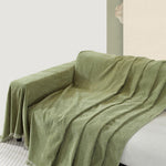 Sofa Throw Chenille Herringbone Weave Machine Washable