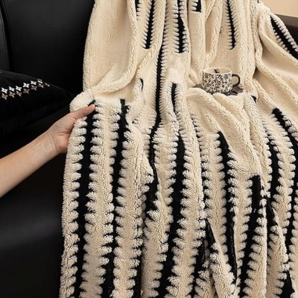 Sofa Throw Plush Quilted Non-Slip Backing