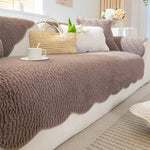 Sofa Throw Thick Tufted Fleece Non-Slip Warmth