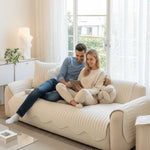 Sofa Throw Thick Tufted Fleece Non-Slip Warmth