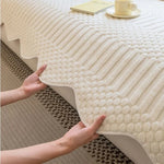 Sofa Throw Thick Tufted Fleece Non-Slip Warmth