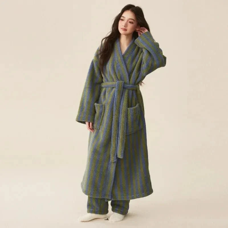 Soft, Warm Flannel Pajama Set for Couples