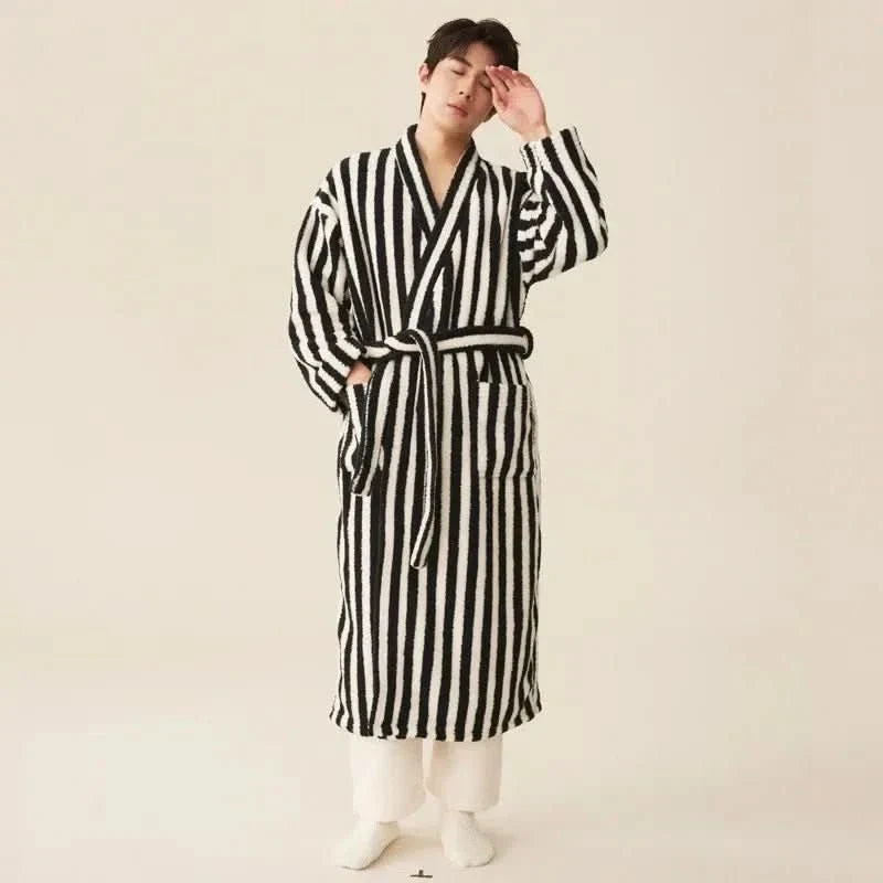 Soft, Warm Flannel Pajama Set for Couples