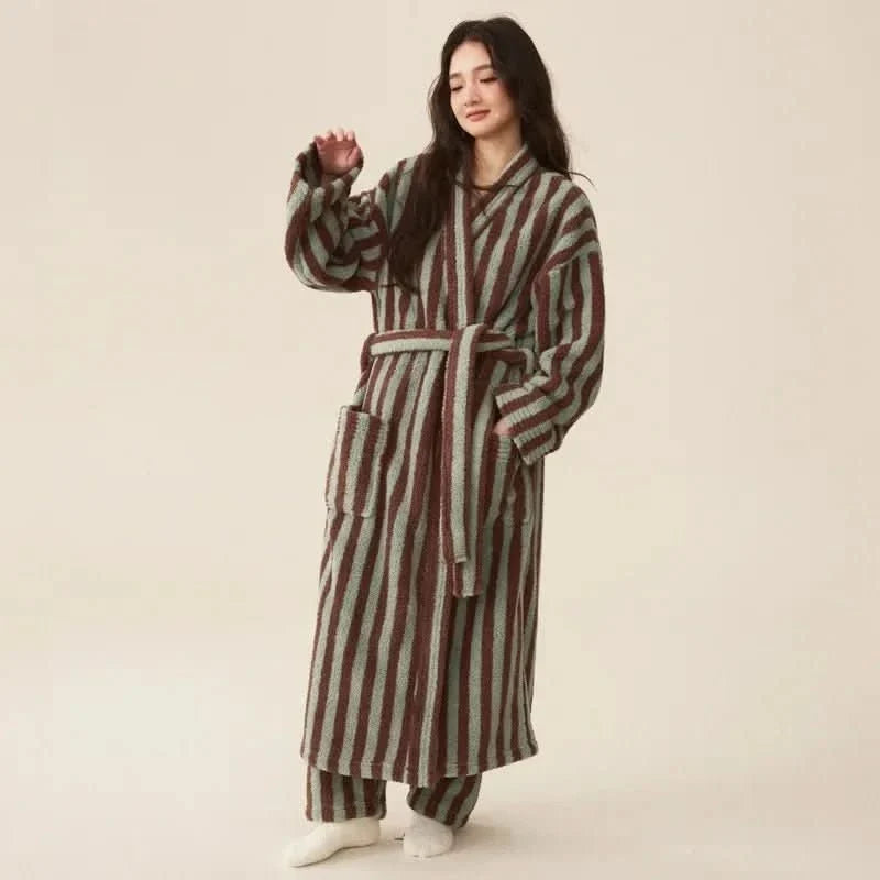 Soft, Warm Flannel Pajama Set for Couples