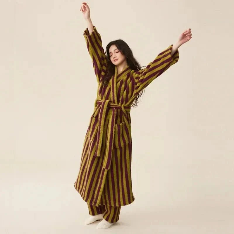 Soft, Warm Flannel Pajama Set for Couples