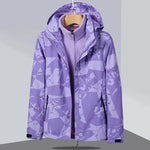 Softshell Jacket Detachable Fleece Liner Wind-Resistant Water-Repellent Stretch Shell