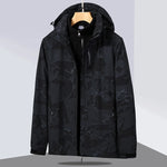 Softshell Jacket Detachable Fleece Liner Wind-Resistant Water-Repellent Stretch Shell