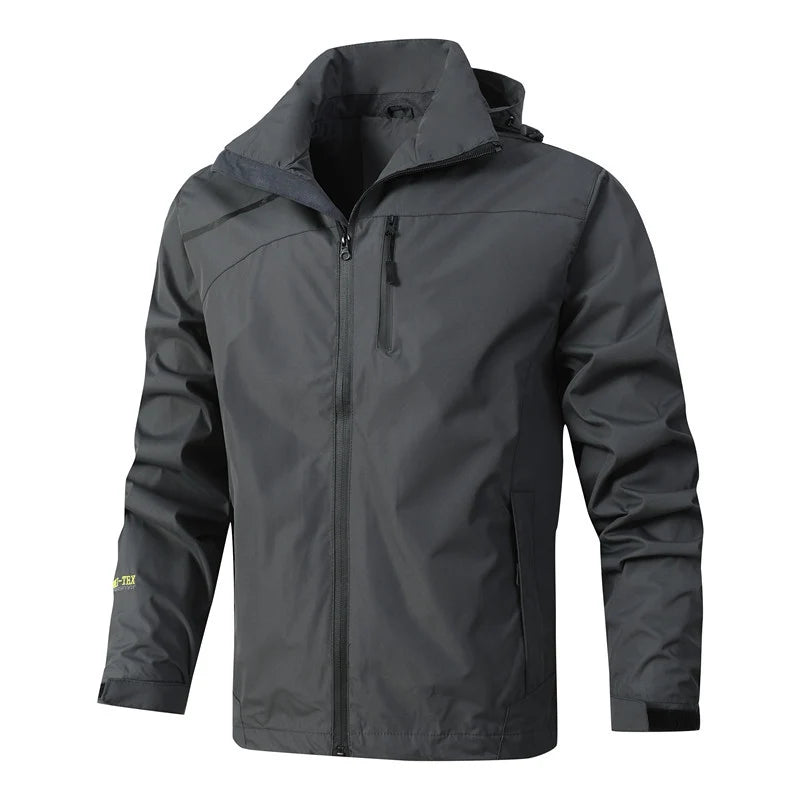 Softshell Jacket Waterproof Breathable Stowaway Hood