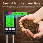 Soil & Environment Tester 6-In-1 Dual Metal Probes