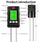 Soil & Environment Tester 6-In-1 Dual Metal Probes
