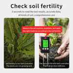 Soil Tester 6-In-1 Dual Metal Probes