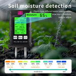 Soil Tester 6-In-1 Dual Metal Probes