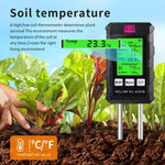 Soil Tester 6-In-1 Dual Metal Probes