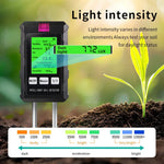 Soil Tester 6-In-1 Dual Metal Probes