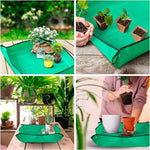 Soil Tray Mat Waterproof Foldable Reusable