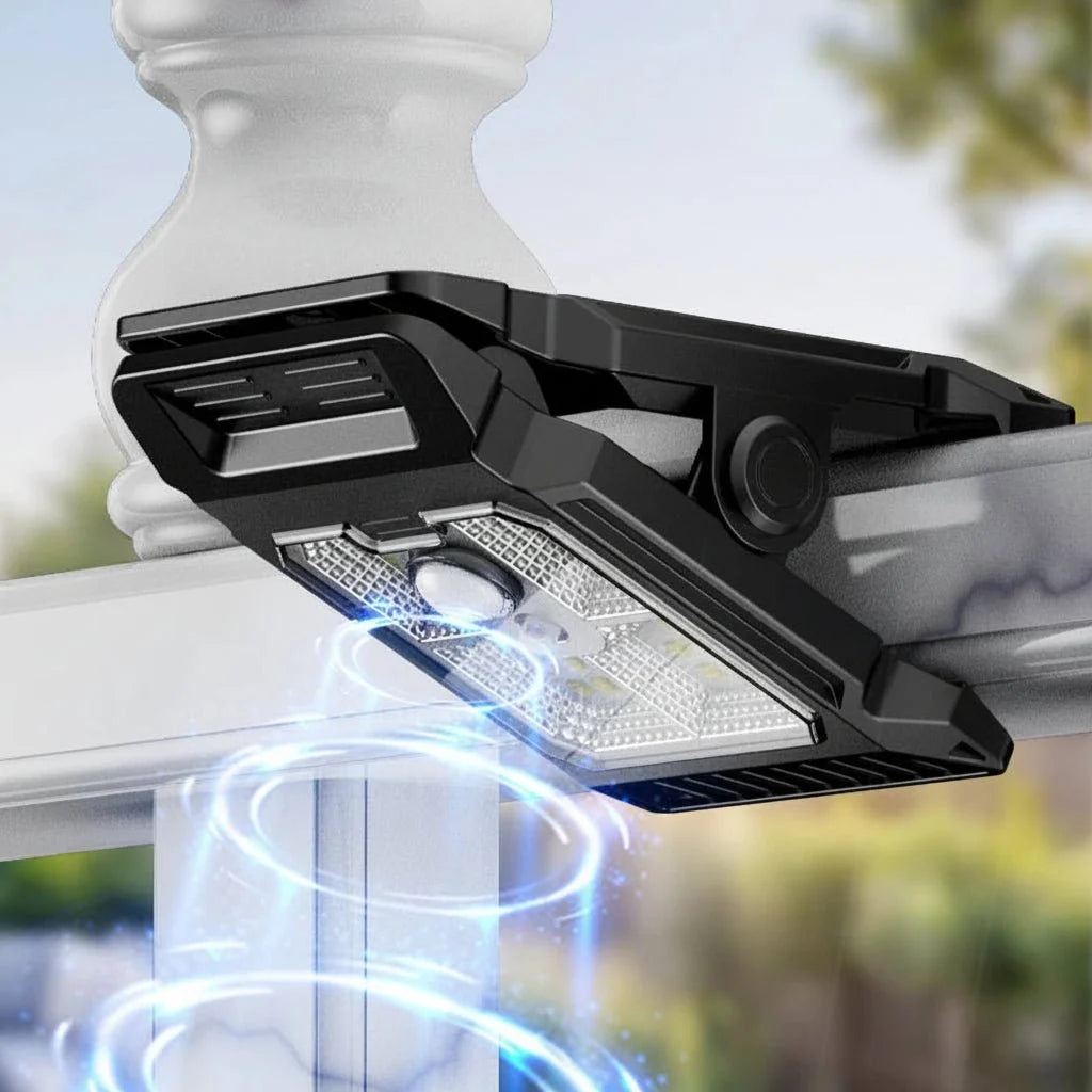 Solar Clip Light Motion-Activated Weatherproof IP65